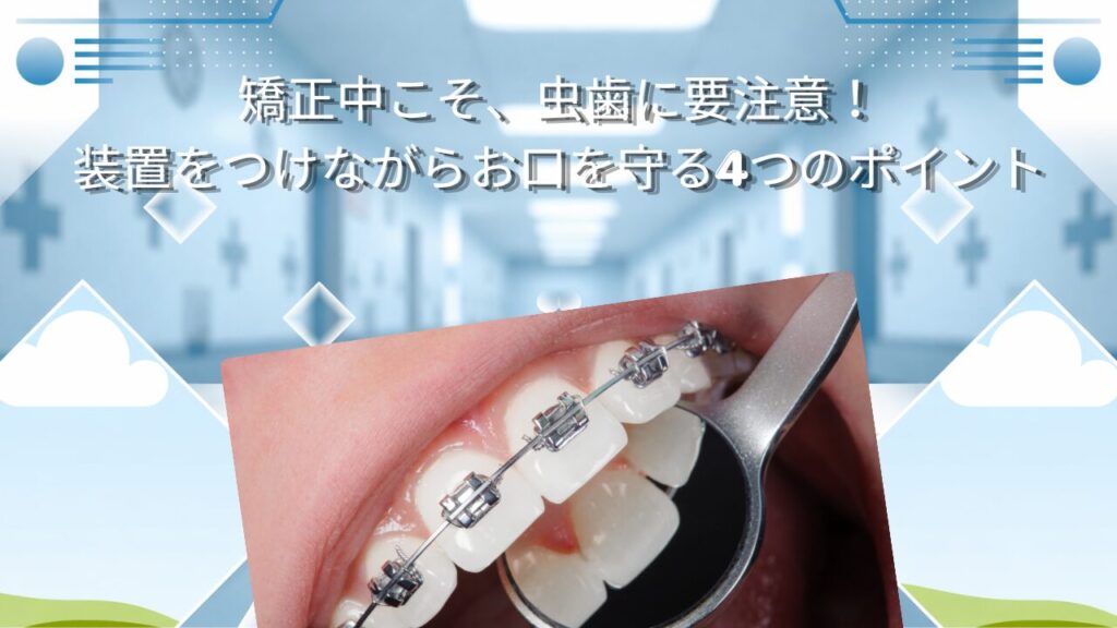 矯正中こそ、虫歯に要注意！　装置をつけながらお口を守る4つのポイント